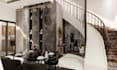 make residential interior design with 3d render