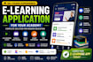 develop complete educational apps for schools, classes and academies
