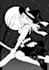 draw you character in black white anime style