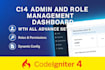 provide codeigniter 4 admin panel with user management
