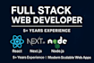 build full stack web applications using react nextjs and nodejs