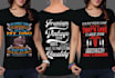 create a typography amazing tshirt design in 24 hours
