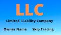 provide llc and business name skip tracing
