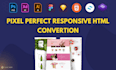 convert psd to html xd to html figma to html responsive bootstrap