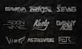 be design creative music, edm, dj, band, studio record logo