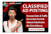 do classified ad posting job for you in cheap budget