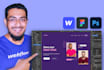 create highly converting modern webflow landing page