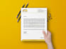 design corporate letterhead and business card in 24 hrs