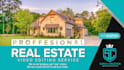 do professional  real estate video editing with in 24 hours