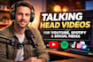 do talking head video editing for youtube, coaching and vsl