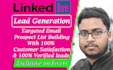 do linkedin lead generation and prospect list building
