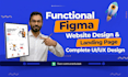 create figma website design, figma landing page