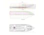 create a lines plan of a boat, ship, vessel, and yatch
