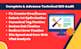 do technical SEO audit and fix all issue