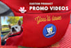 create an amazon product promo video ad for your product