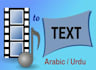 create srt subtitles in urdu, arabic, english