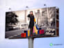 design billboard, hoarding, yard sign, 3d neon sign, street sign