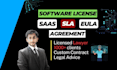 write software license agreement, eula, sla, saas agreement