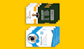do professional visiting card design with text logo
