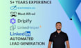 set up automated linkedin lead generation with dripify, or similar tools
