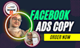 write facebook ad copy that converts
