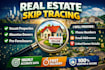 do real estate skip tracing and llc skip tracing in bulk