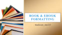 do kindle book formatting and layout design