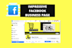 do impressive professional facebook business page creation
