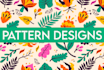 design unique seamless, wallpaper textile and fabric patterns