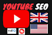 be your youtube video SEO expert and channel manager