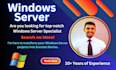do windows and cloud servers troubleshooting and setup
