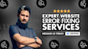 fix your websites bugs and responsive issues