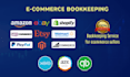do shopify amazon ecommerce bookkeeping   in xero quickbooks cleanup