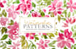 design premium watercolour pattern