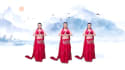 dance to your song with red silk