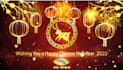 create a happy chinese new year 2024 dragon greetings video