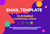 create responsive HTML email template, HTML email signature