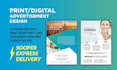 design print or digital ad for any platform