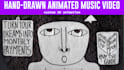 create a custom hand drawn 2d animated music video