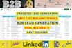 do b2b lead generation, web research, linkedin lead generation