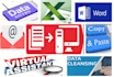 do data entry, typing and admin work