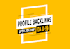 build profile backlinks SEO for link building