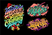 customized hand lettering , typography, font logo
