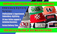 digitize embroidery  logo design in hat cap from ai, png file