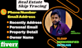 provide skip tracing service to real estate investors