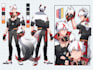 create a commercial ref sheet of your character
