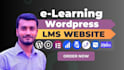 create a wordpress lms or elearning website