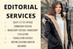 edit your query letter, synopsis and sample pages