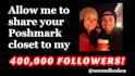 share your poshmark closet to my 400,000 followers