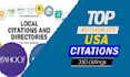 do 350 USA local citations and directory submission for local SEO